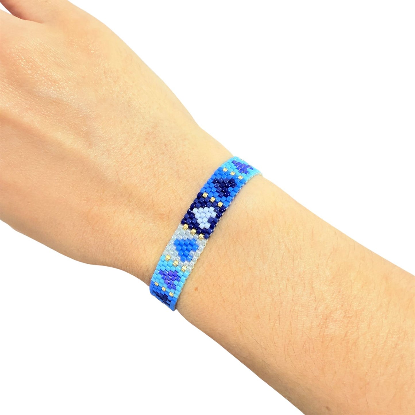 Pulsera Miyuki Corazones