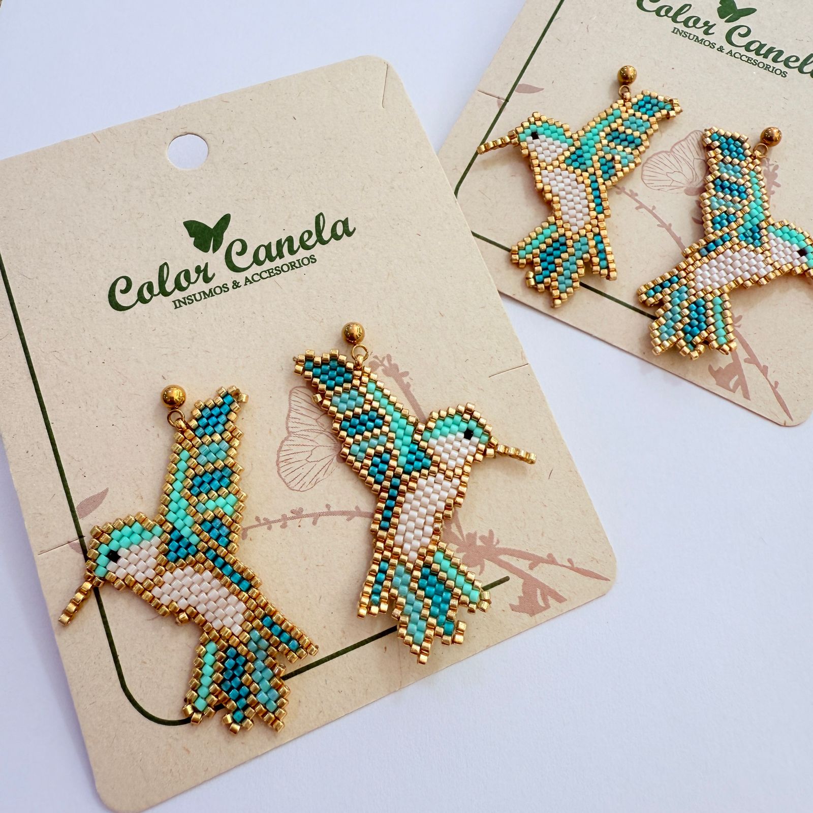 Aretes Colibrí