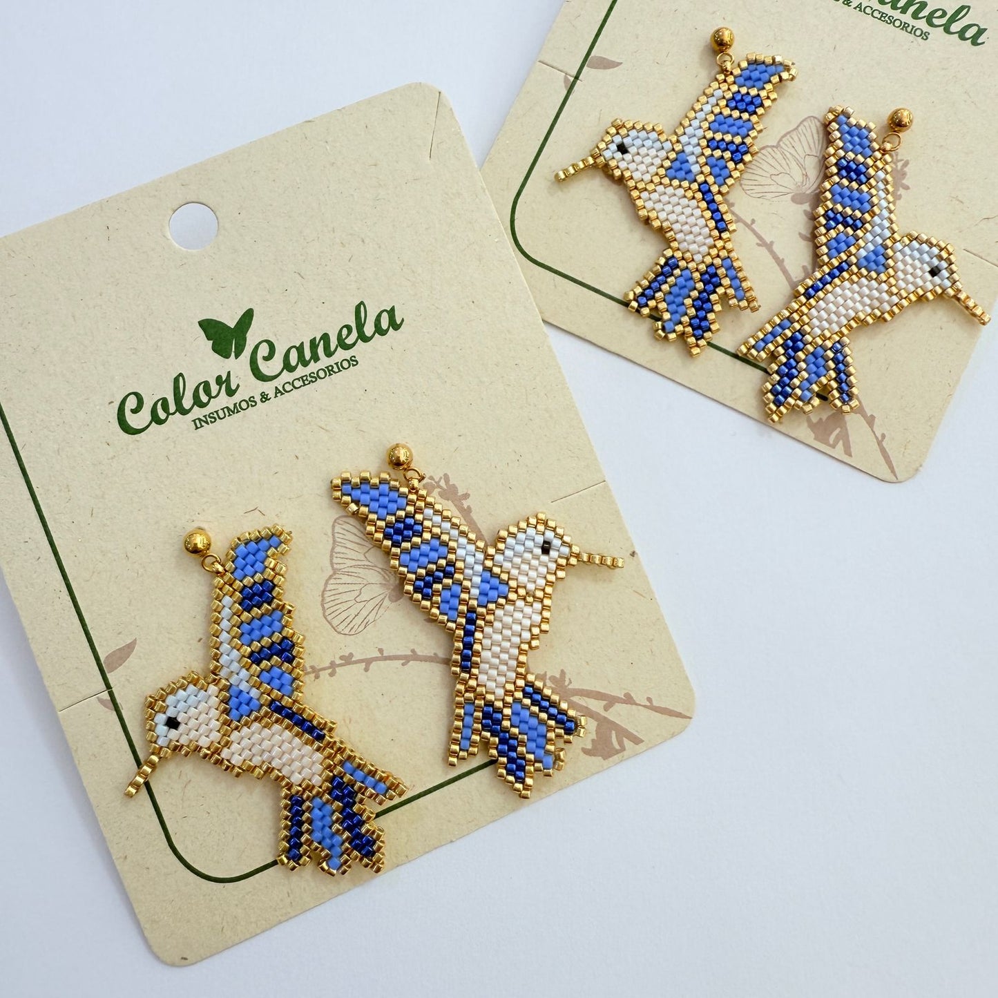 Aretes Colibrí