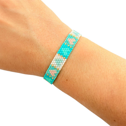 Pulsera Miyuki Corazones