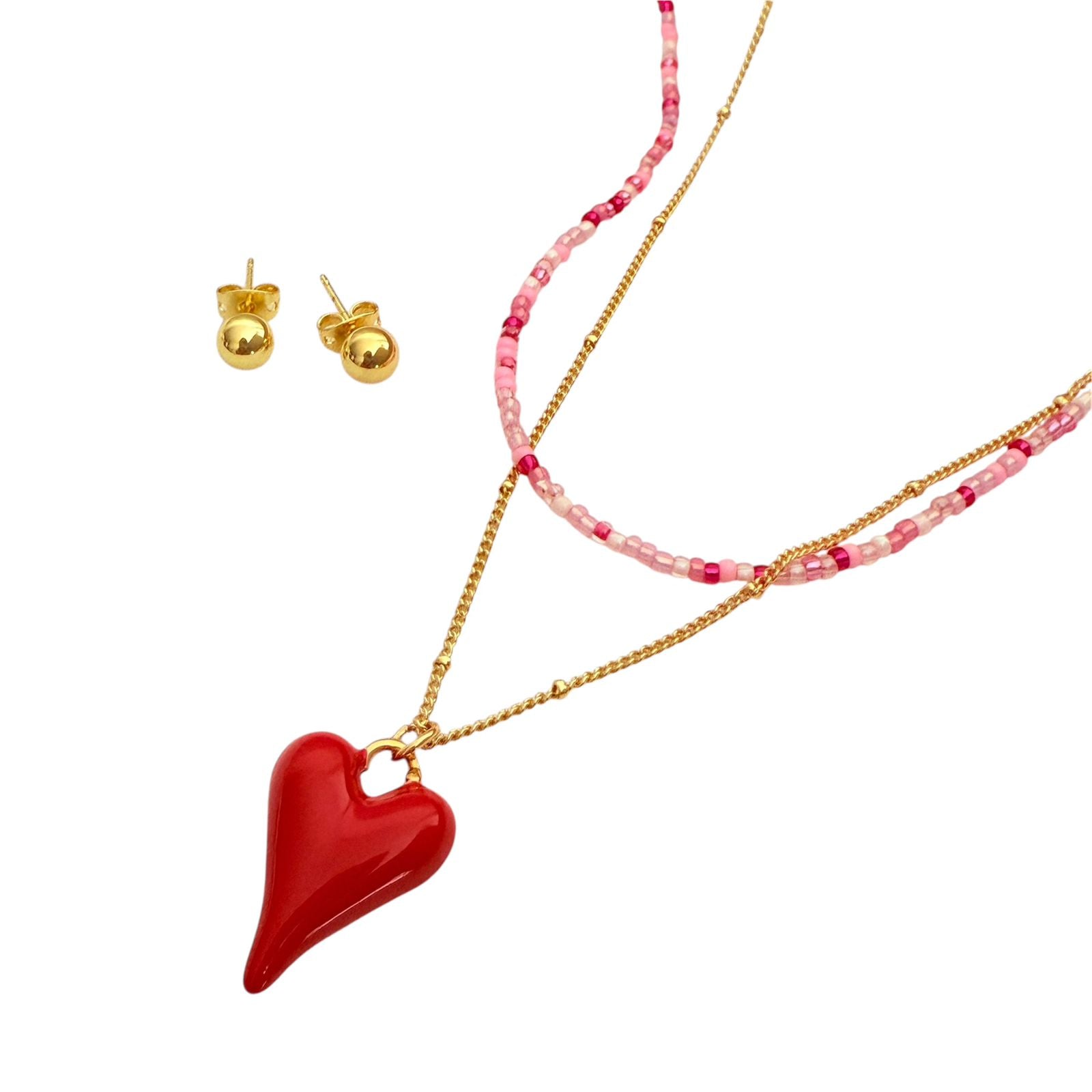 Set x2 Love Rosa
