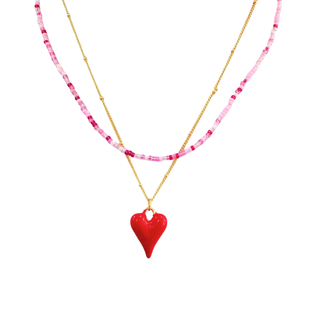 Set x2 Love Rosa