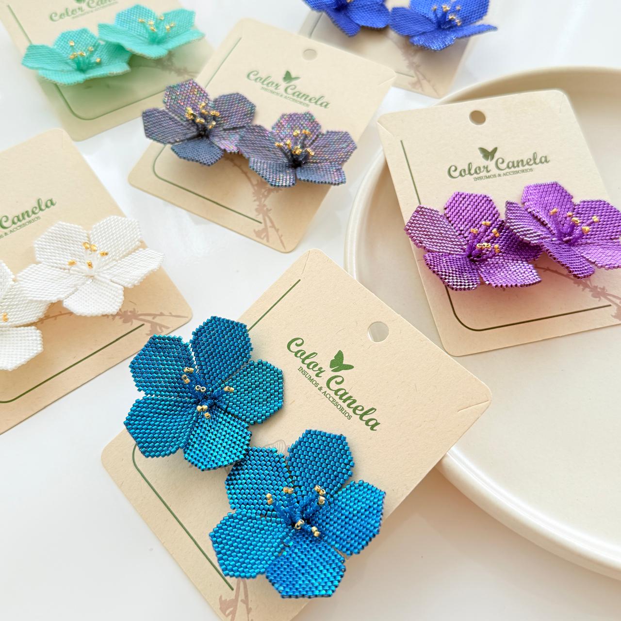 ARETES FLOR MIYUKI