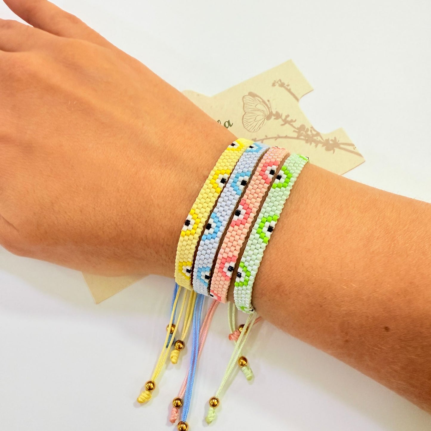 Pulsera ojitos Miyuki