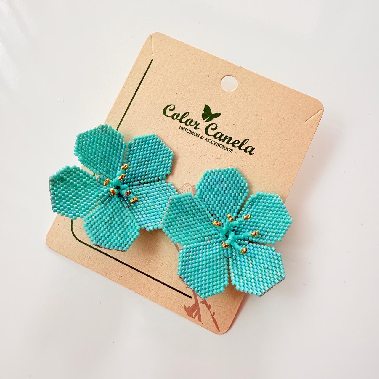 ARETES FLOR MIYUKI