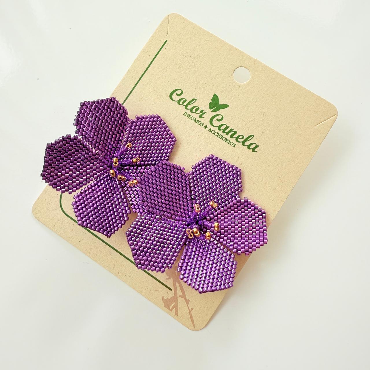 ARETES FLOR MIYUKI
