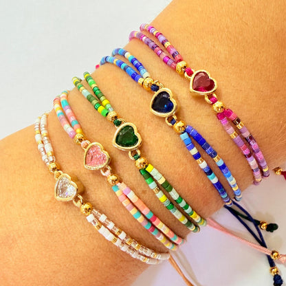 Pulsera Miyuki Love